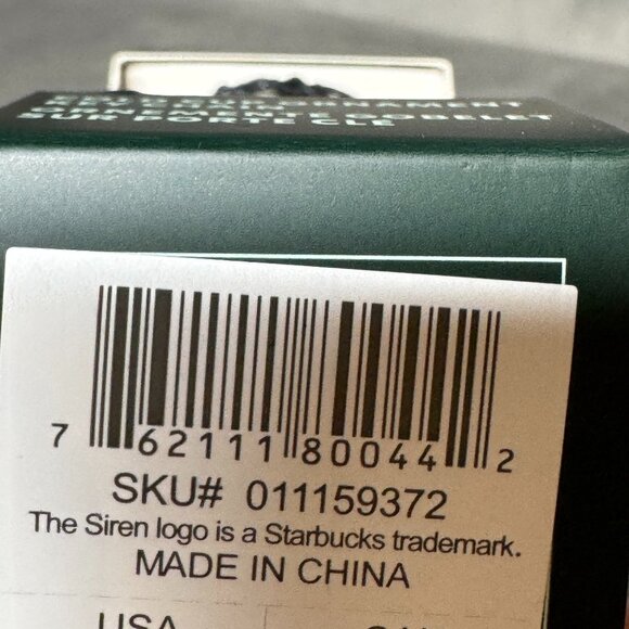 Starbucks Holiday 2024 Gem Royal Navy Midnight Blue keychain NWT - Picture 2 of 2